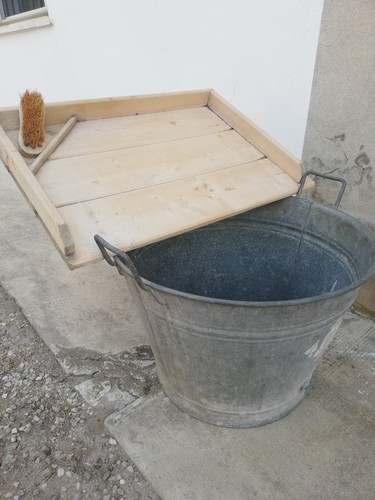Mastello tinozza zincato con - mastello,