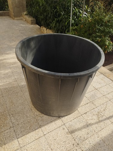 Mastello plastica nero con - mastello,